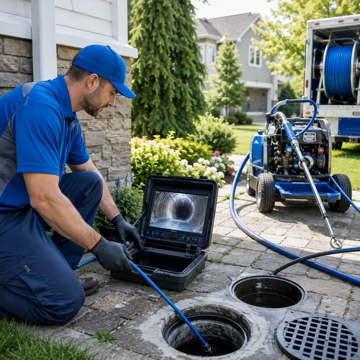 Outdoor drain cleaning professionals serving Amonate, VA