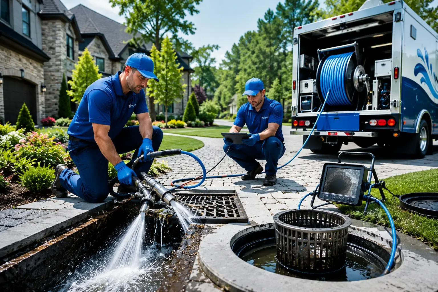 Local outdoor drain cleaning professionals in Amonate, VA